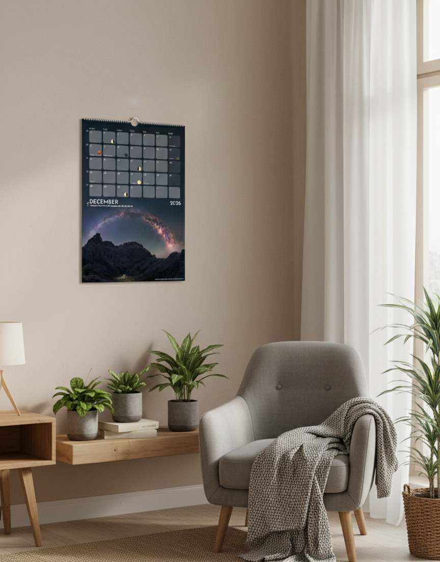 AstroCalendario 2026 CayeWildVisuals ESPAÑOL