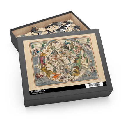 Puzzle cielo del hemisferio sur del atlas Harmonia Macrocosmica (500 pcs)