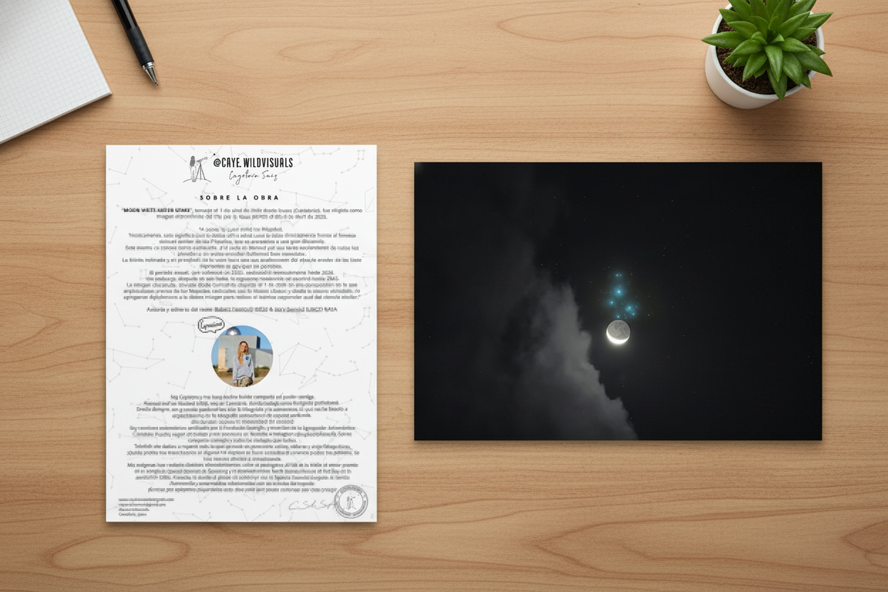 Moon Visits Sister Stars (Limited edition of 50)