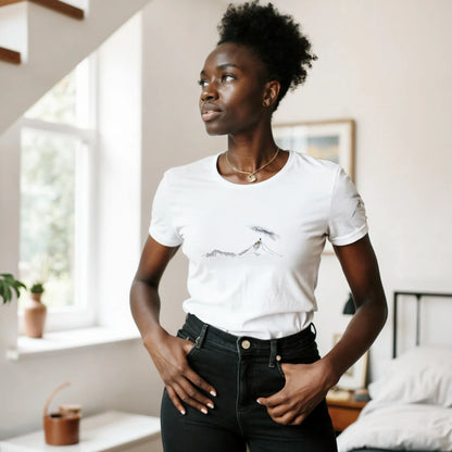 Camiseta para mujer Astrofotógrafa Trepacerros