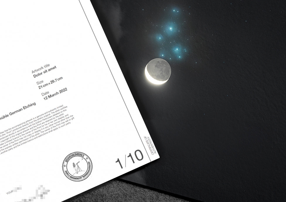 Moon Visits Sister Stars (Limited edition of 50)